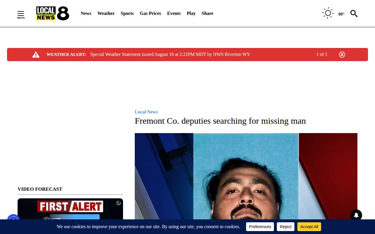 Local News 8 KIFI Fremont County public-safety story